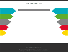 Tablet Screenshot of mediveltimes.com